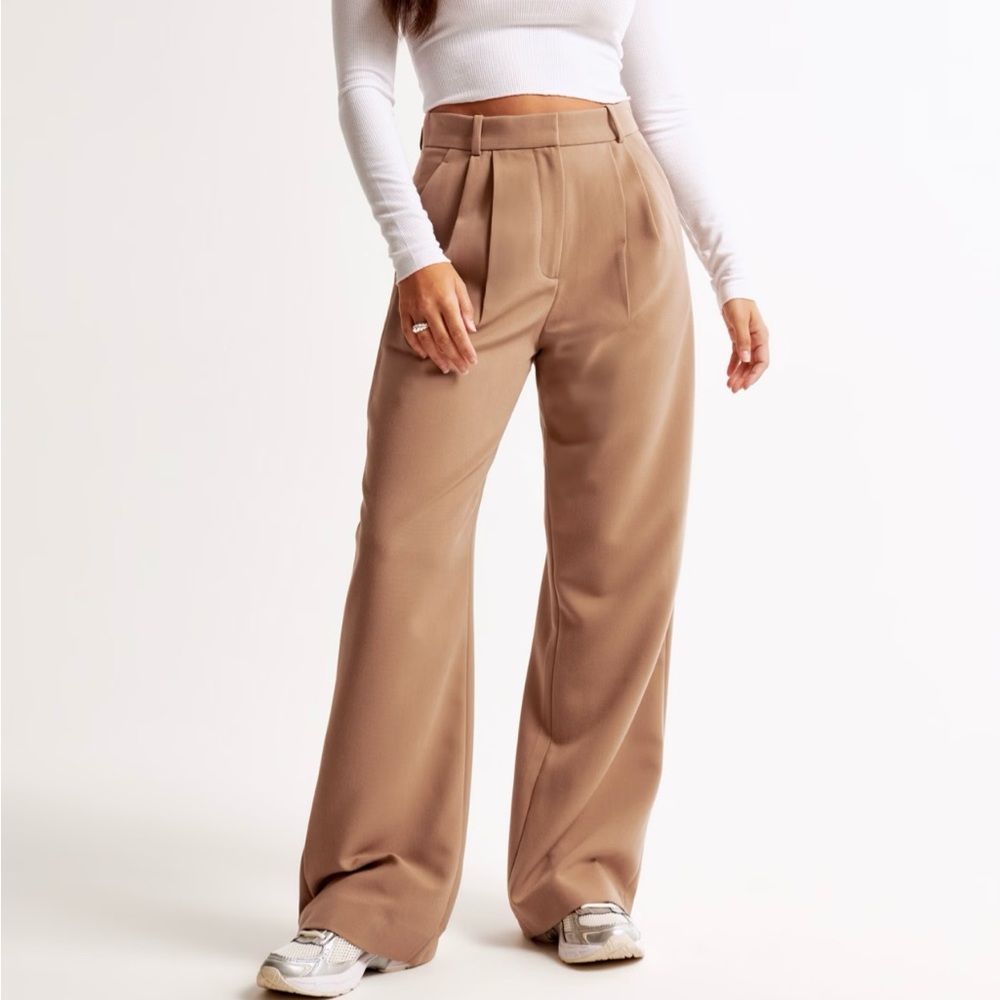 Abercombie&Fitch Tailored Wide Leg Pant